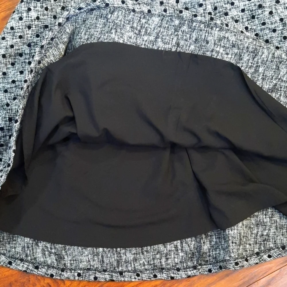 Modcloth Womens Polka Dot Fit & Flare Scoopneck Dress - Picture 4 of 6